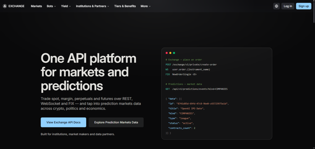 Crypto.com Exchange WebSocket API