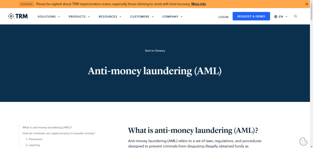 TRM Labs AML