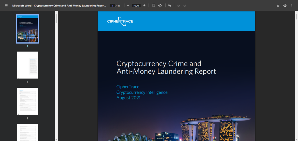CipherTrace AML
