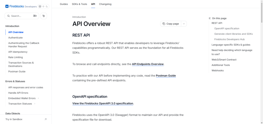 Fireblocks API