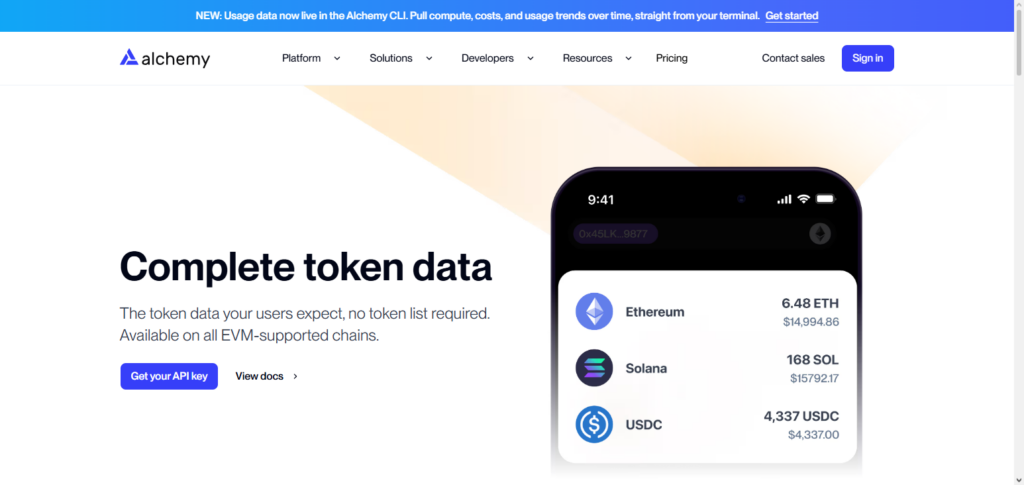 Alchemy Token API