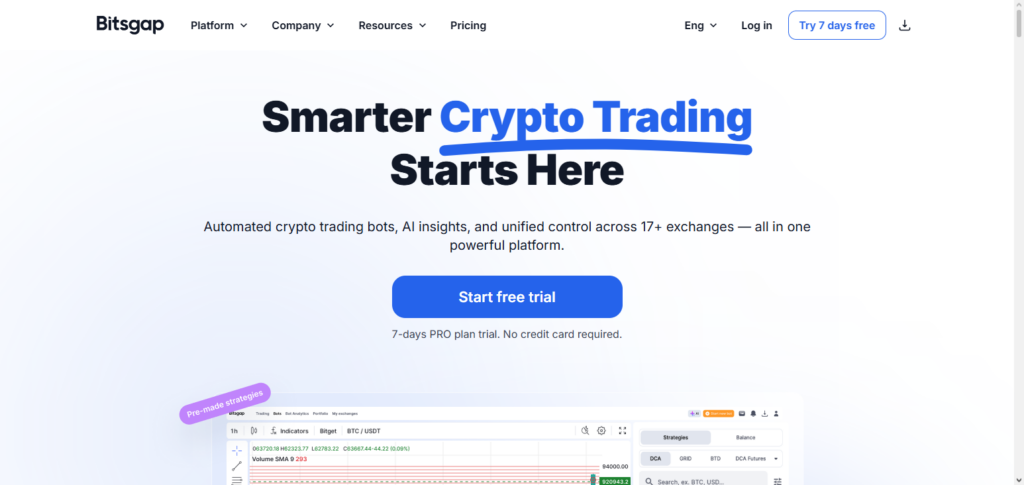 Bitsgap AI API