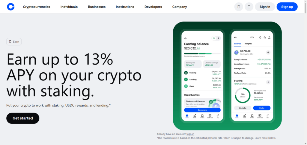 Coinbase Earn