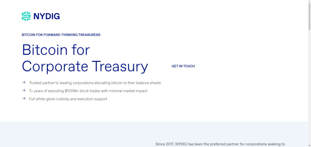 NYDIG Treasury