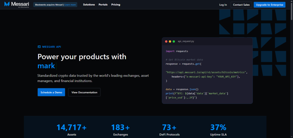Messari API