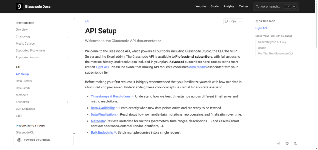 Glassnode API