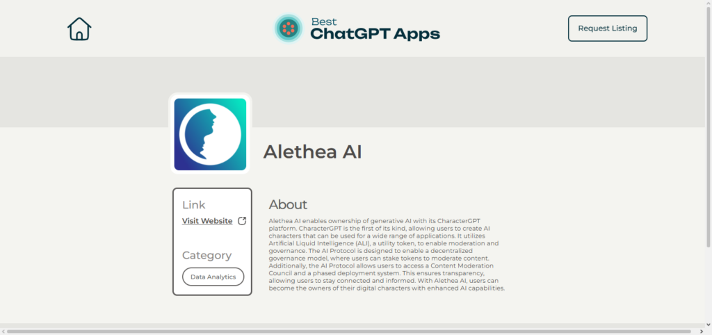 Alethea AI (CharacterGPT)