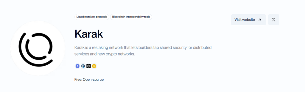 Karak AI Liquidity Network