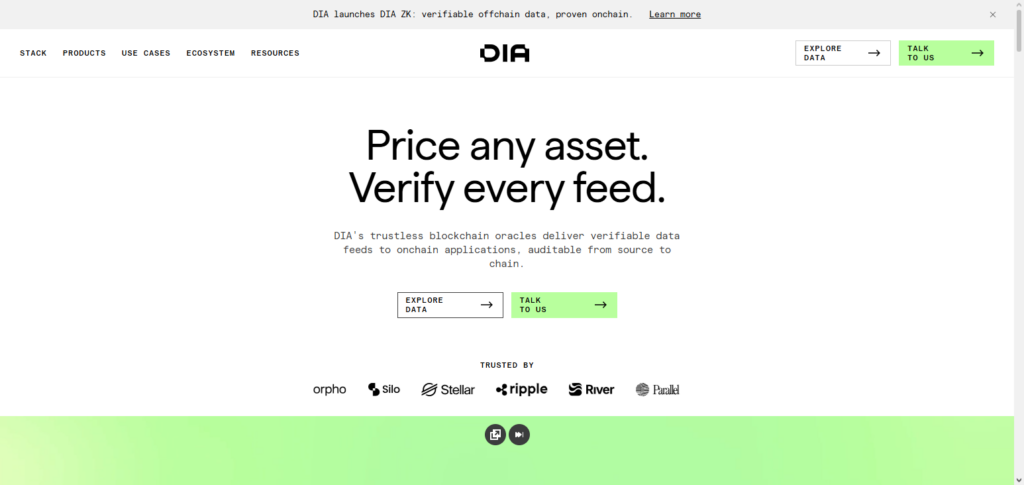 DIA (Decentralized Information Asset)