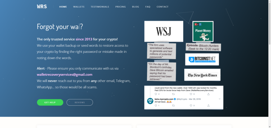  Wallet Recovery Services