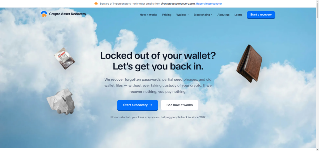  Crypto Asset Recovery