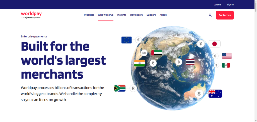 Worldpay Large merchants