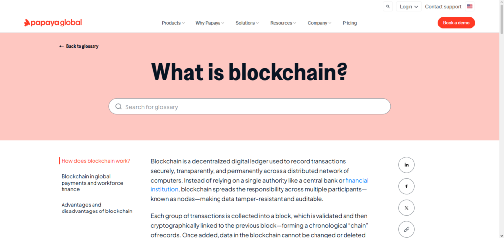 Papaya Global Crypto