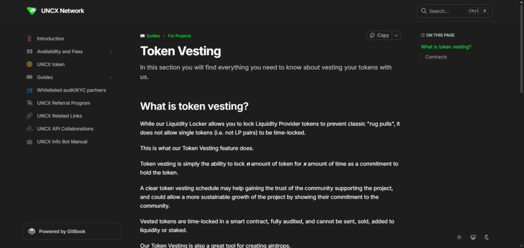 Unicrypt Vesting