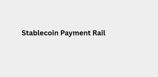 What Is a Stablecoin Payment Rail?