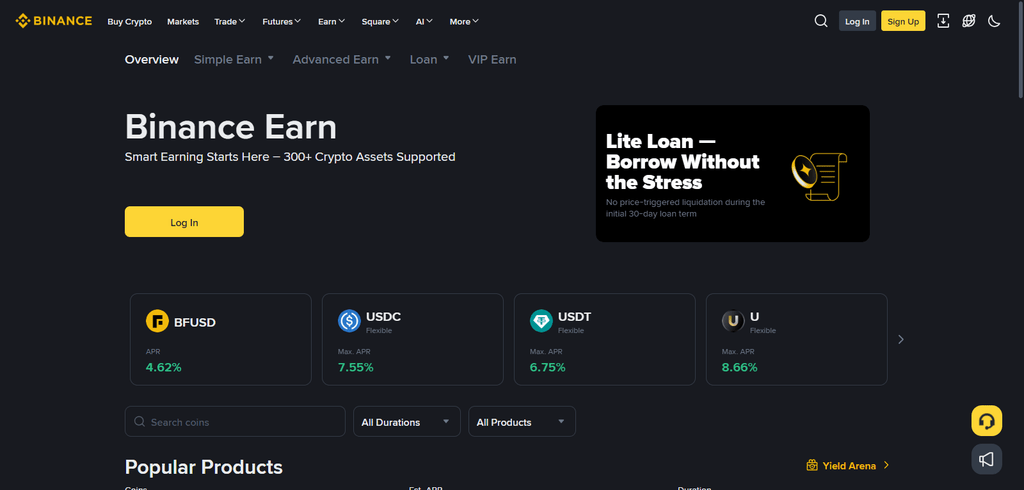 Binance Earn