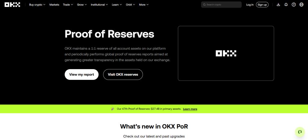 OKX Proof of Reserves