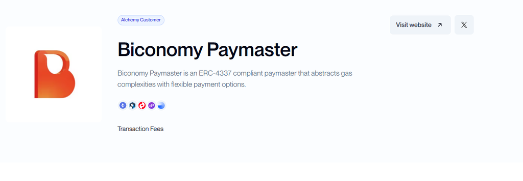 Biconomy Paymaster