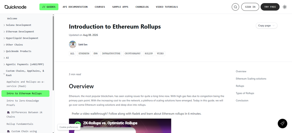 QuickNode Rollups