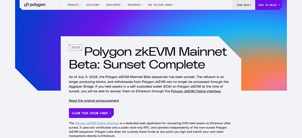 1. Polygon zkEVM